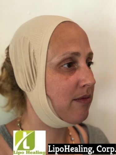 Chin Support Strap ONE SIZE with Lipo foam strips BY LIPOHEALING,LLC.
